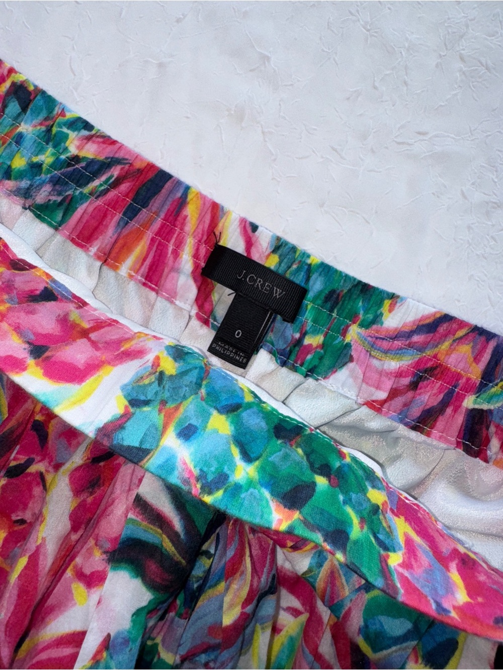 J. Crew Pineapple Skirt  13” stretch waist - Picture 7 of 10